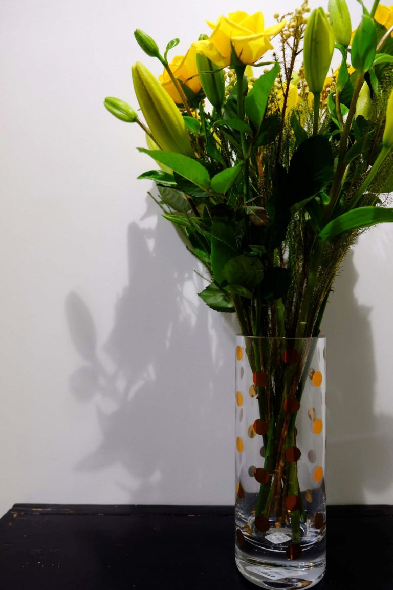 Kate Spade Gold Polka Dot Vase Florafauna