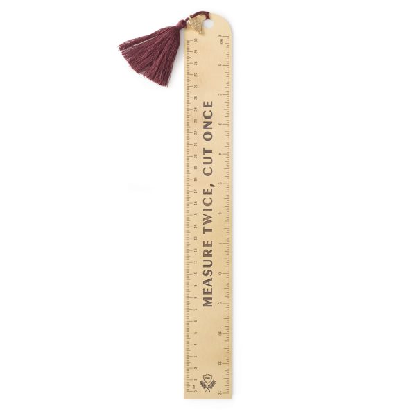 Ruler - 30cm - Measure Twice, Cut Once