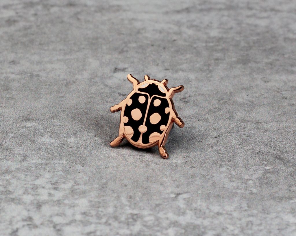 Ladybug Enamel Pin Florafauna