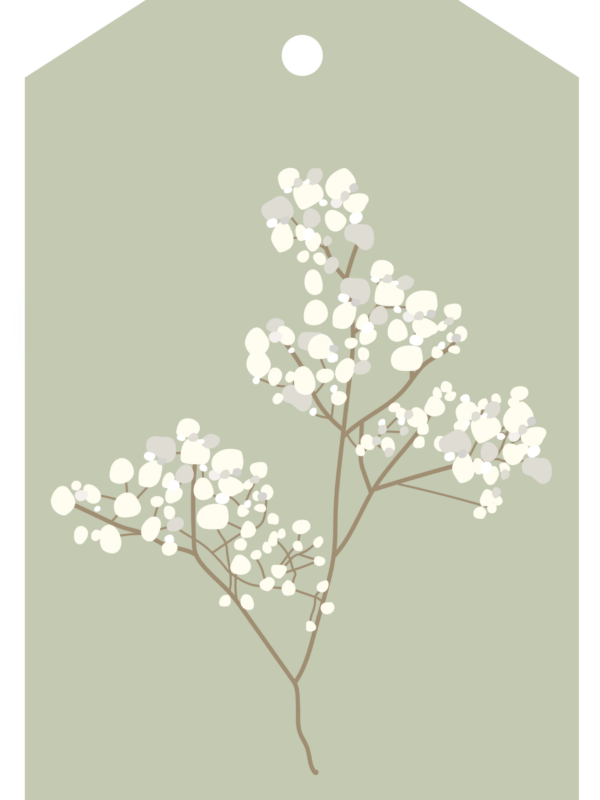 Blossom Gift Tag