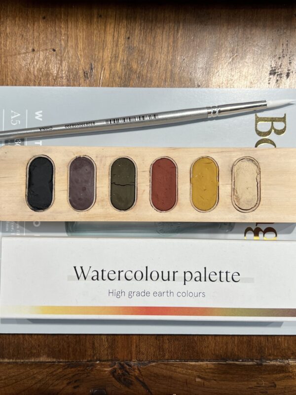 Artgrounds Watercolour Set - 6 earth tones