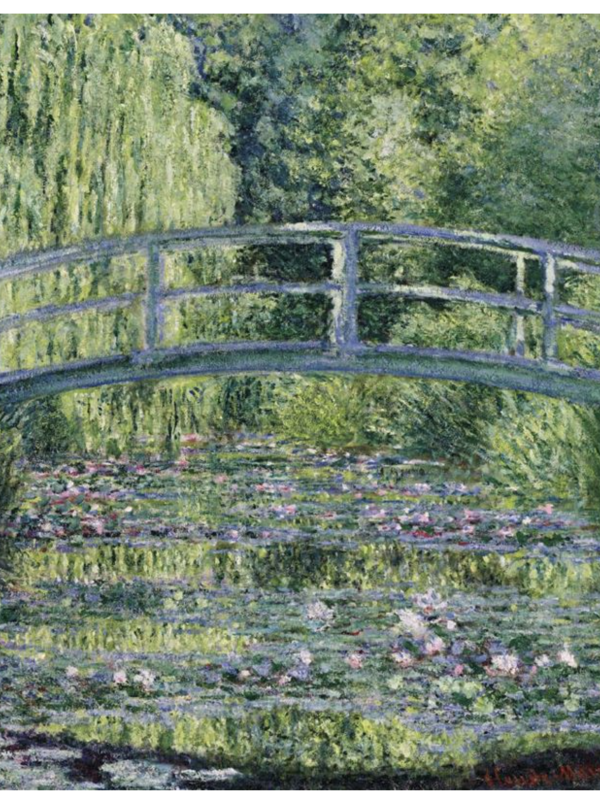 Greeting Card - Monet's Waterlily Pond