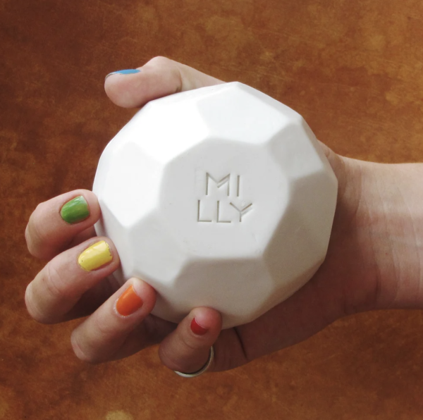 Milly Dent - Gem Cup  Large - White