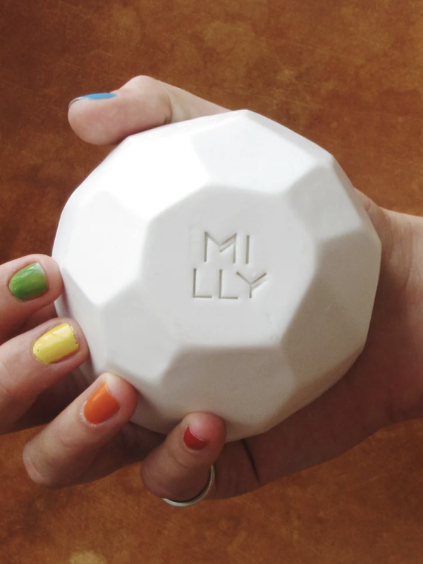 Milly Dent - Gem Cup  Large - White