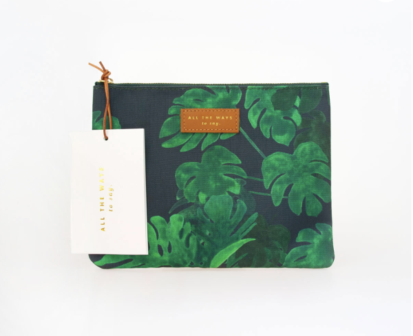 Clutch Bag - Monstera