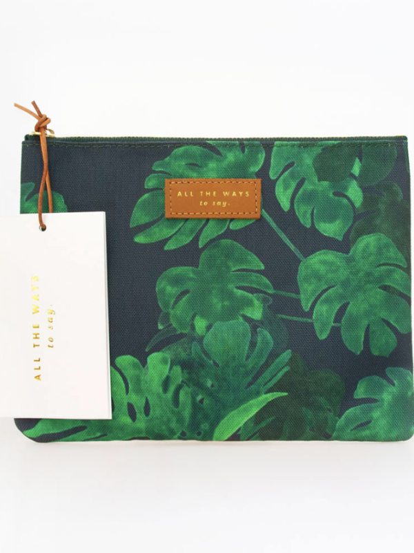 Clutch Bag - Monstera