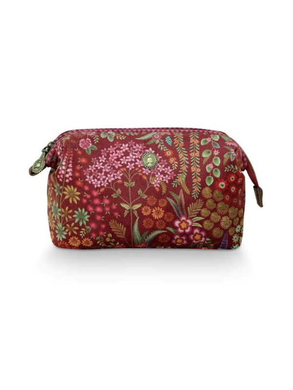 Cooper Cosmetic Bag - Medium - Velvet Red