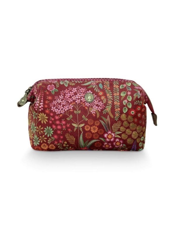 Cooper Cosmetic Bag - Medium - Velvet Red