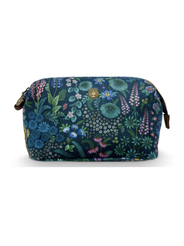 Cooper Cosmetic Bag - Medium - Velvet Blue