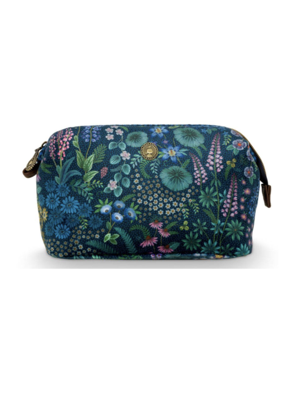 Cooper Cosmetic Bag - Medium - Velvet Blue
