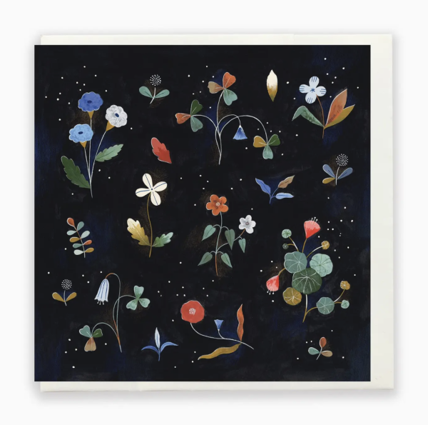 Greeting Card - Midnight Herbarium - Flora Waycott