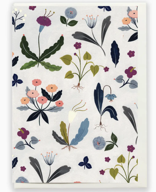 Flora Waycott-Winter Magenta Card
