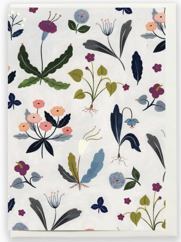 Flora Waycott-Winter Magenta Card