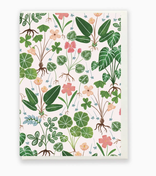 Flora Waycott-Pink Botanical Card