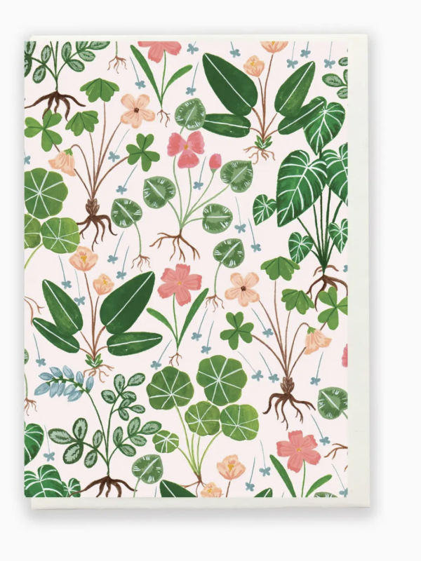 Flora Waycott-Pink Botanical Card