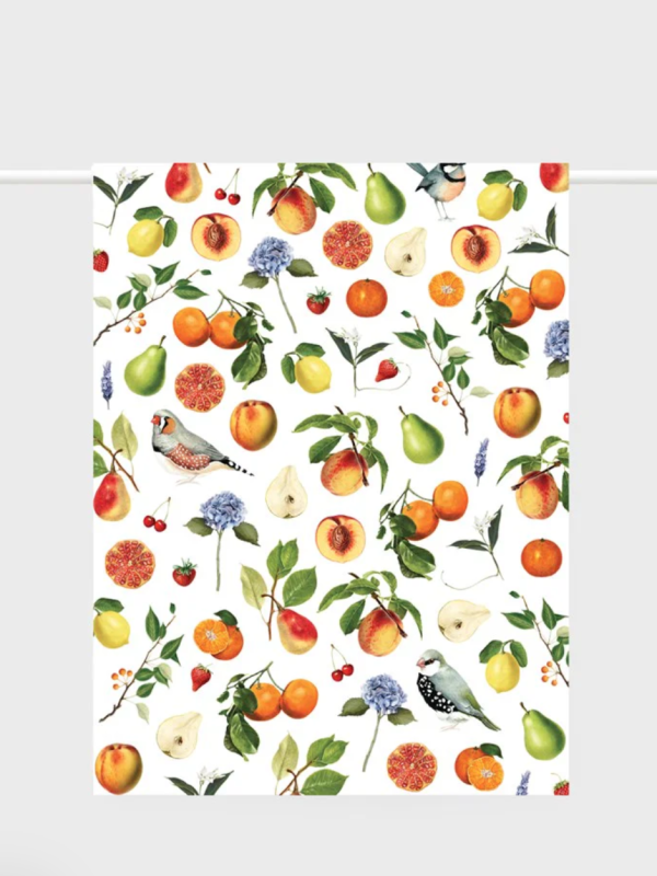 Father Rabbit Tea Towel - Summer Fruits