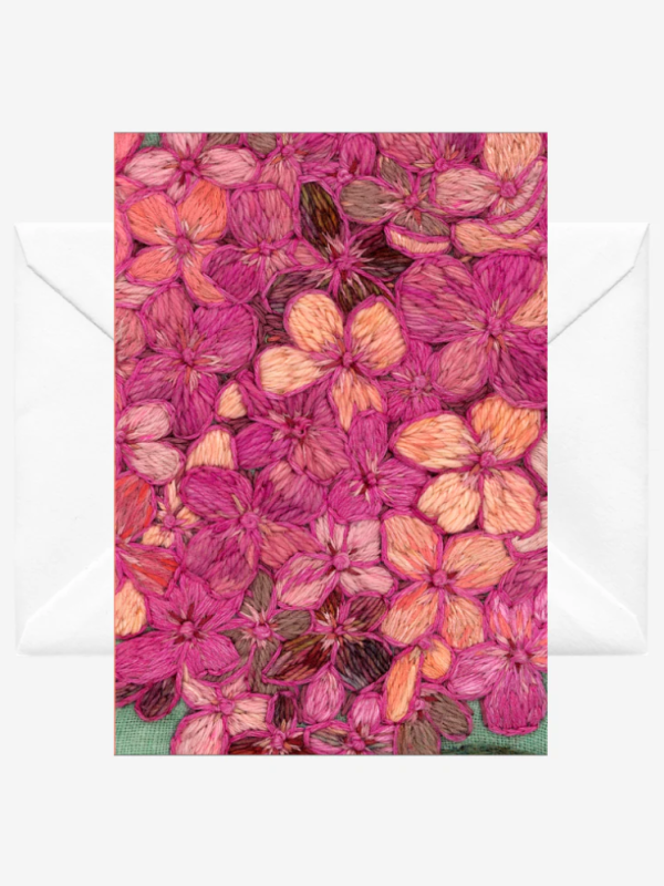 Greeting Card - Hydrangea - Fleur Woods