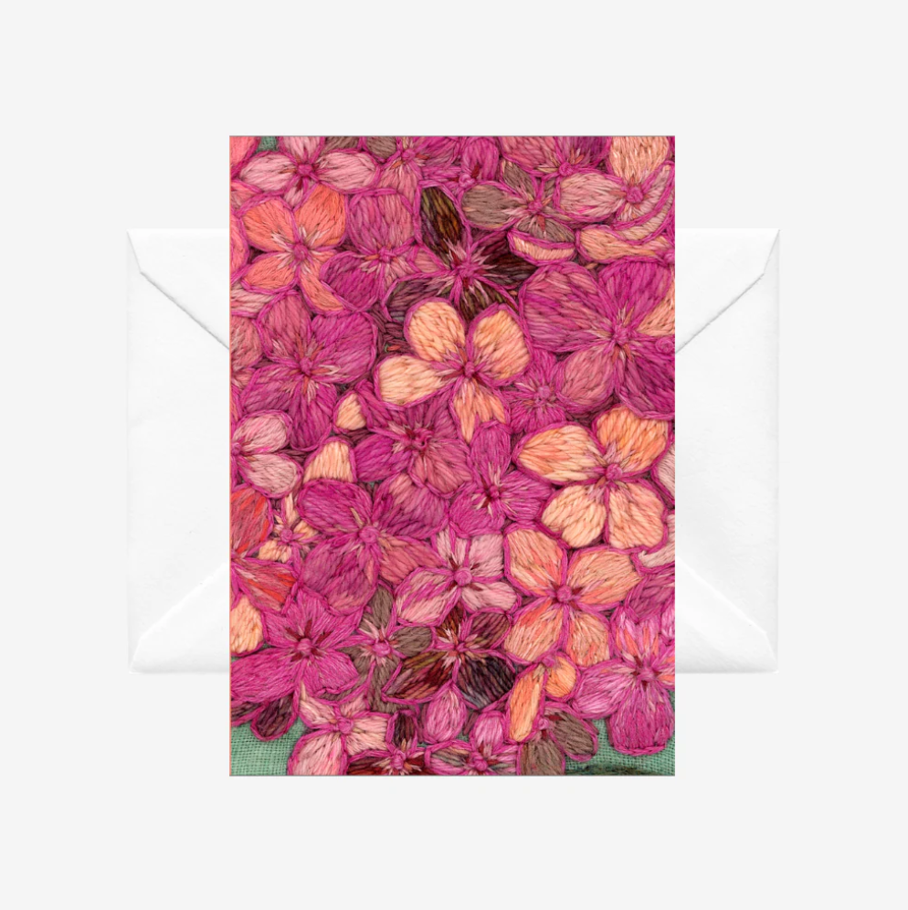 Greeting Card - Hydrangea - Fleur Woods