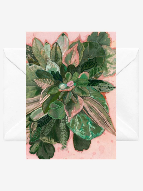 Greeting Card - Lucky Green Leaves - Fleur Woods