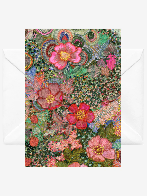 Greeting Card - Wild Roses - Fleur Woods