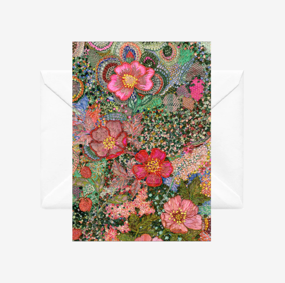 Greeting Card - Wild Roses - Fleur Woods